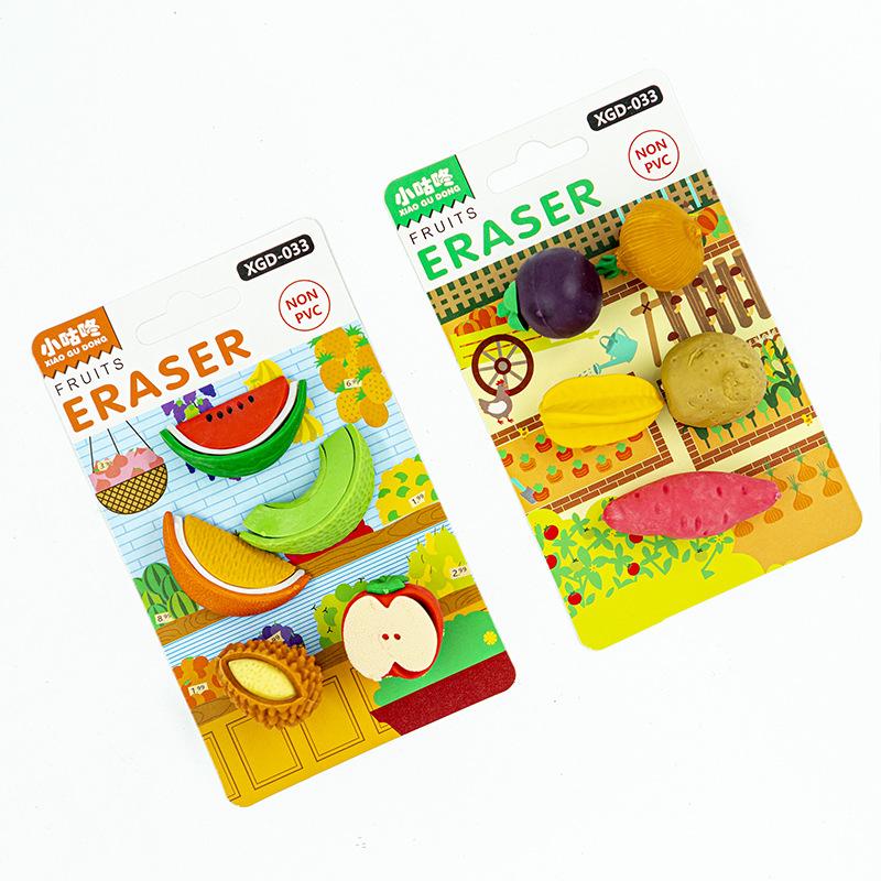 Small codong XGD-033 Fruit and vegetable eraser stationery eraser supplies