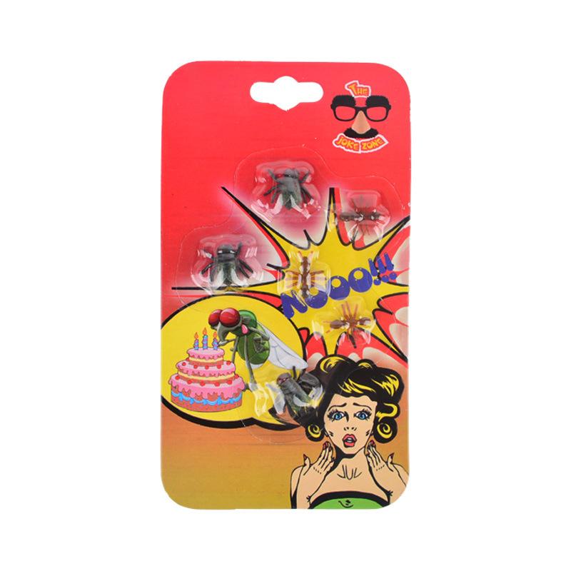 Wholesale of 1812 Cross-border prank props, including simulated flies and ants, novel and unique prank toys, and realistic cockroaches Item Picture