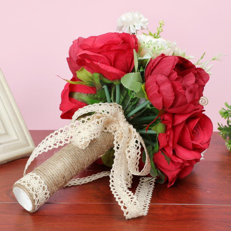 Wholesale of new cross-border wedding products, including Chinese and Western wedding bouquets, artificial silk flowers, wedding artificial flowers, and shooting props Application Scenario