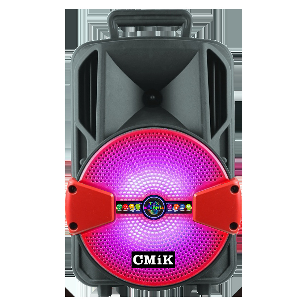8-inch outdoor square dance speaker, Bluetooth, high-power portable hand-held lever, battery speaker, home card insert USB flash drive undefined