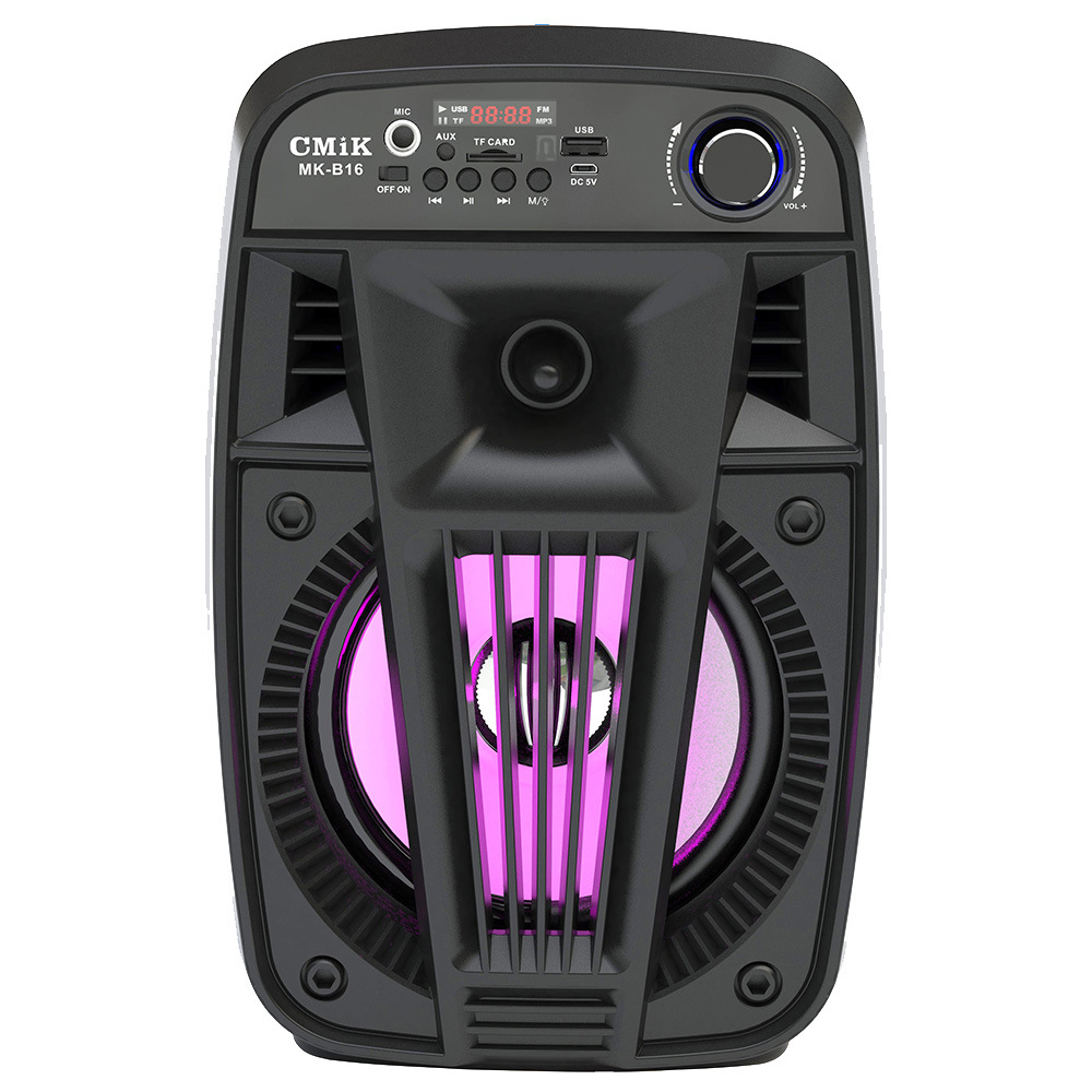 6.5-inch Bluetooth square dance audio subwoofer portable outdoor mobile card-inserting speaker player