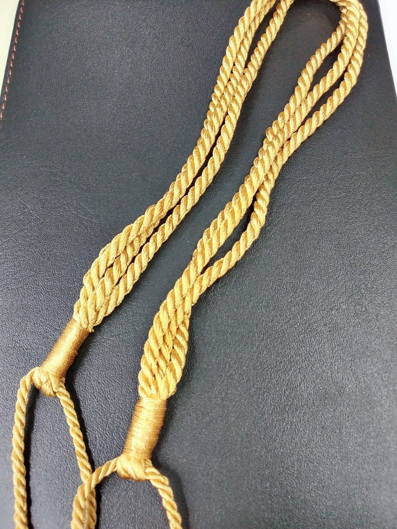 Straight For Fashion Home Curtain Binding With Personalized Three-Strand Binding Multi-Color Optional Clothing Home Textile Polyester Binding Specification drawing