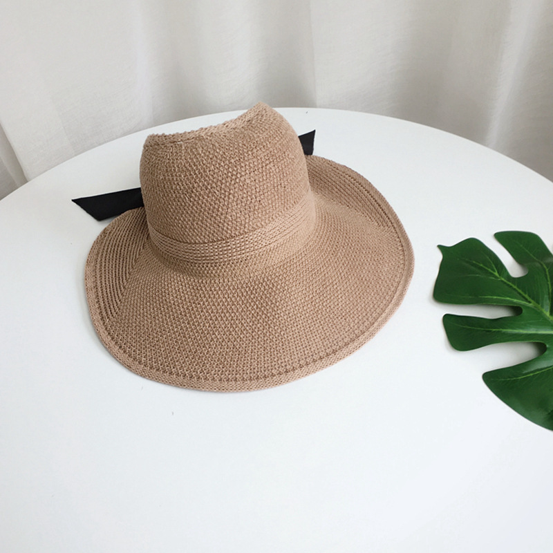Korean breathable cool hat, sun protection hat, women's summer face shield, UV protection, foldable, versatile and casual hat for outings undefined