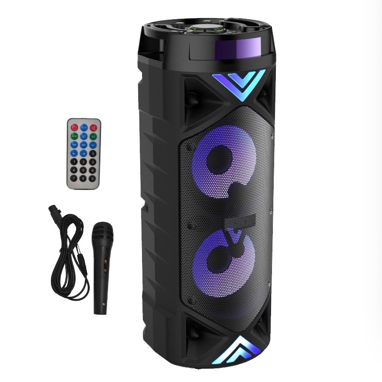 cmik high-power portable subwoofer, portable Bluetooth speaker, large speaker, App card, outdoor audio speaker