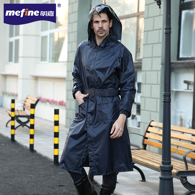 mefine明嘉雨衣 户外涤纶成人长衫连体分体 骑车雨衣便携 轻巧详情图9
