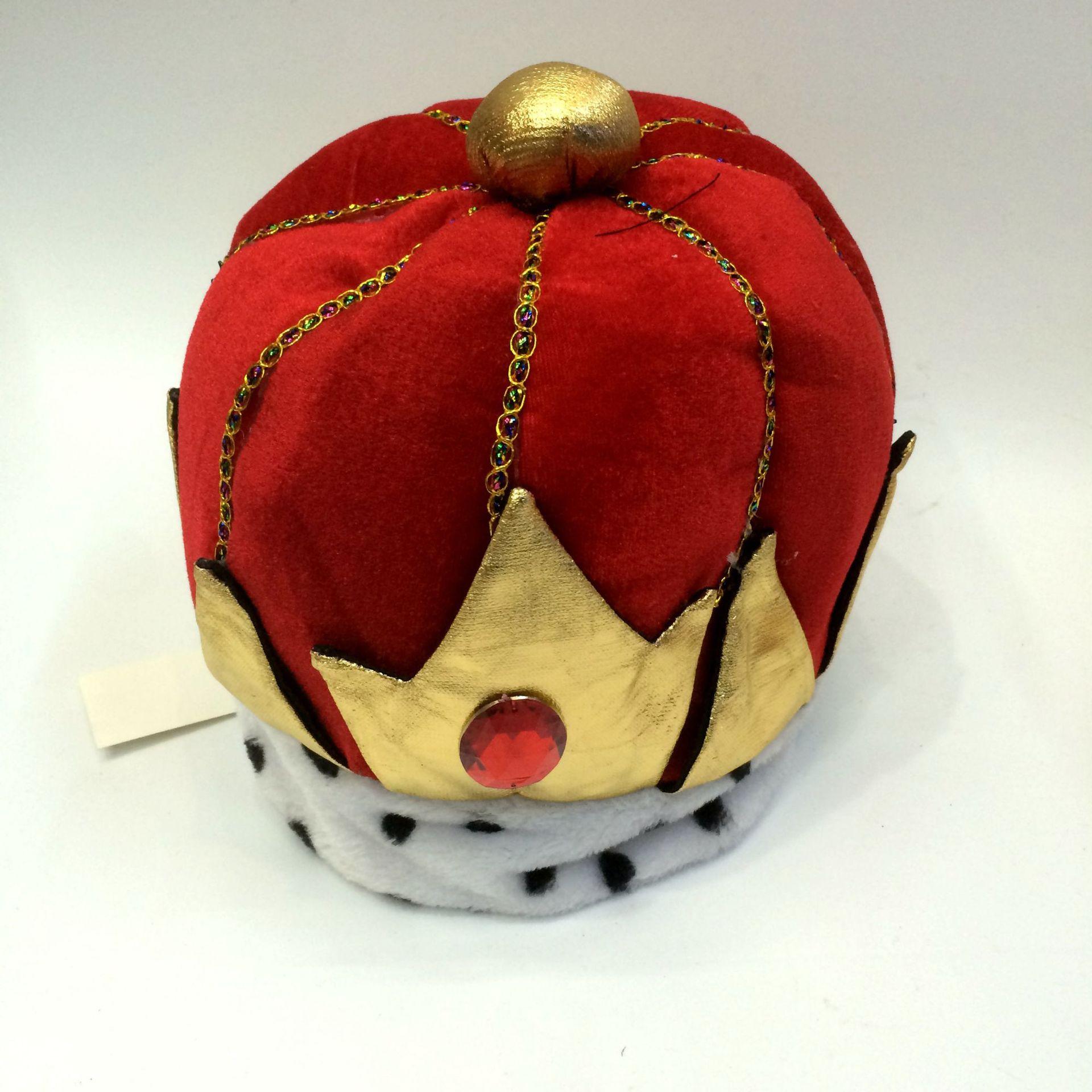 Qianfang Festival Wig Hat king hats Hat Masquerade Ball cosplay Hat Festival Hat Factory 2443 details Picture