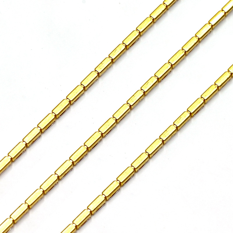 【 Rectangular 】2.5*5mm vertical dense zircon claw chain copper studded with diamonds handcrafted chain nail art diamond accessory Application Scenario