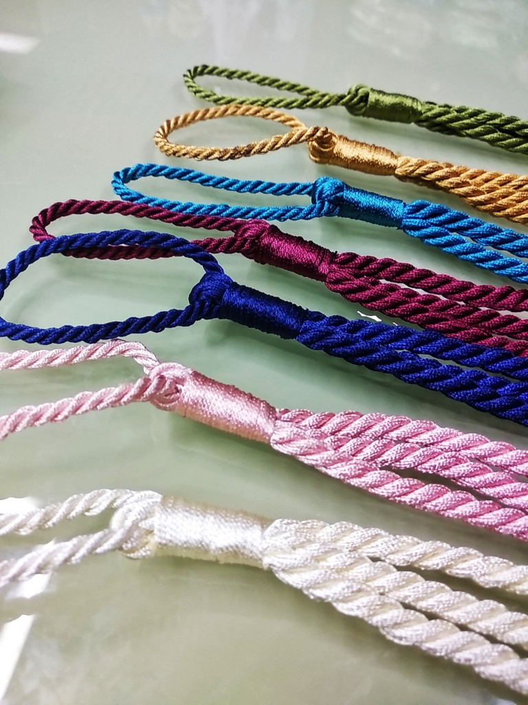 Straight For Fashion Home Curtain Binding With Personalized Three-Strand Binding Multi-Color Optional Clothing Home Textile Polyester Binding details Picture