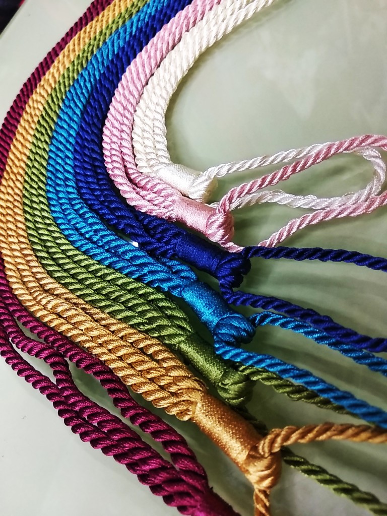 Straight For Fashion Home Curtain Binding With Personalized Three-Strand Binding Multi-Color Optional Clothing Home Textile Polyester Binding