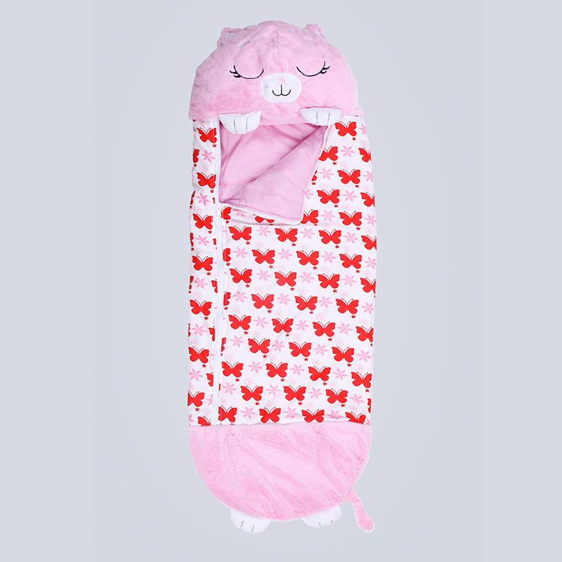 Customized happynappers children's sleeping bags, unicorn baby cartoon prints, warm and anti-kick quilts, and sleeping clothes for cross-border use undefined
