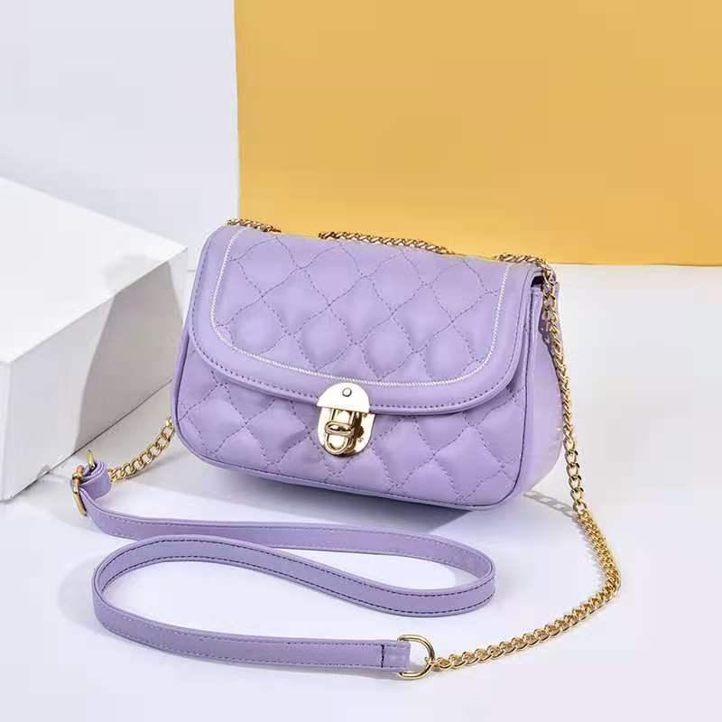 Douyin's same style simple women's bag, Korean solid color portable women's single-shoulder bag, retro and trendy crossbody handbag undefined