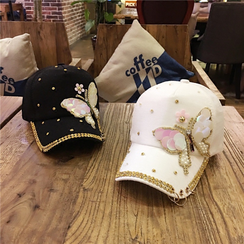 قبعة بيسبول من ورية من لؤلؤة الفراشة ذات القبعات الصيفية Item Picture
