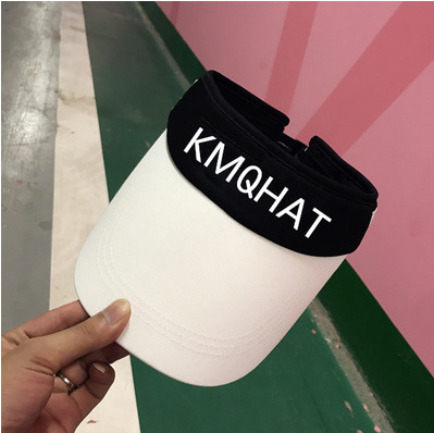 Korean-style casual sports open-top hats, outdoor running baseball caps, sun protection and sunshade sun hats, tennis baseball caps for women undefined