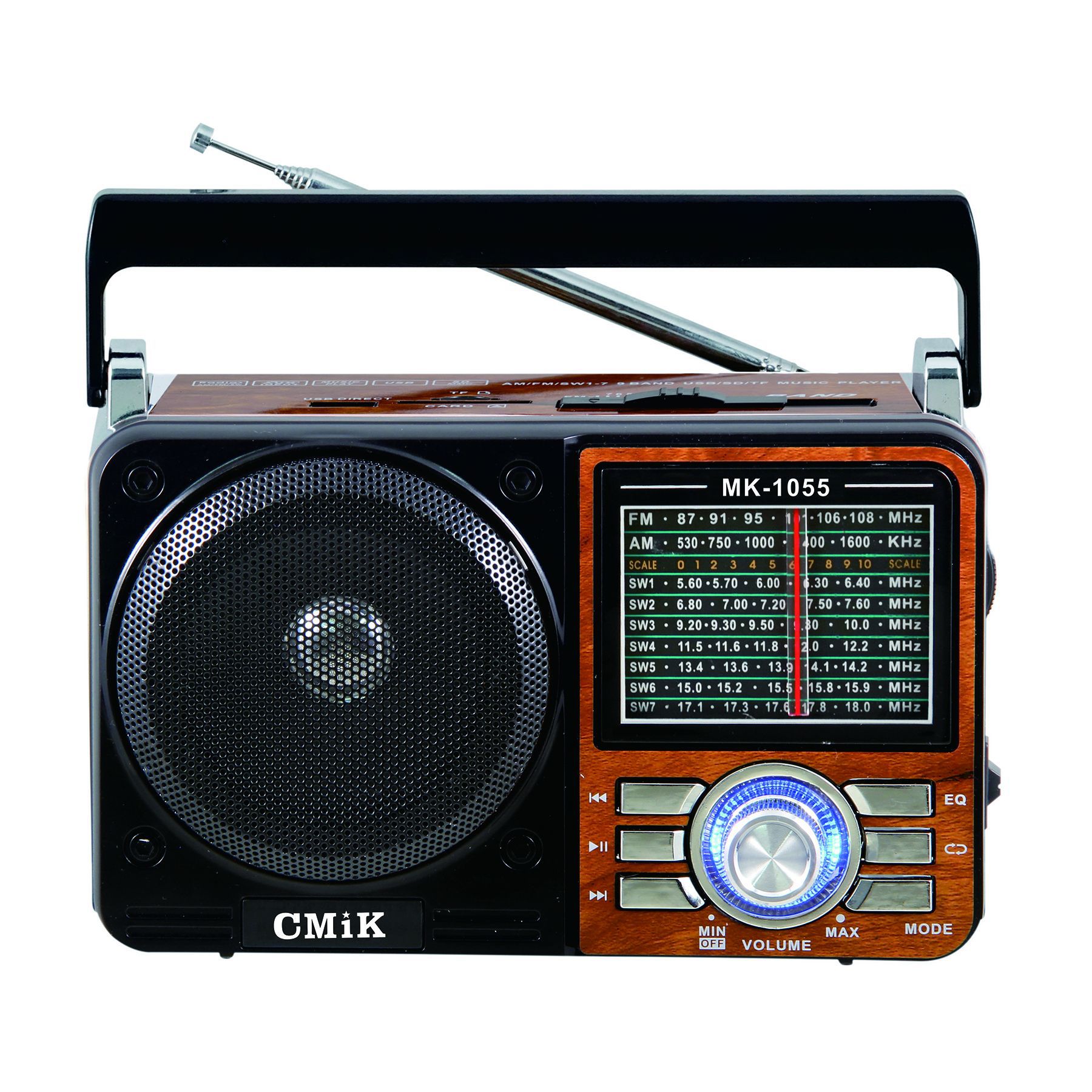 أجهزة راديو محمولة من طراز CMIKMK-1088BT عابرة للحدود مع أجهزة راديو محمولة تعمل على موجات متعددة من أجل كبار السن Specification image