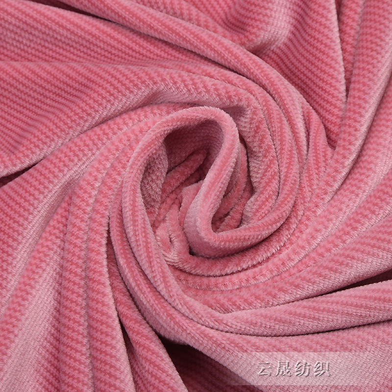 New super soft plush fabric, cationic short plush elastic fabric for home wear and blankets, available for wholesale in stock Specification image