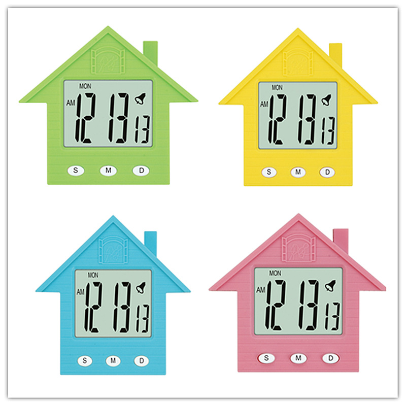 NAKO NA-1638-1638A car clock small alarm clock lcd display electronics