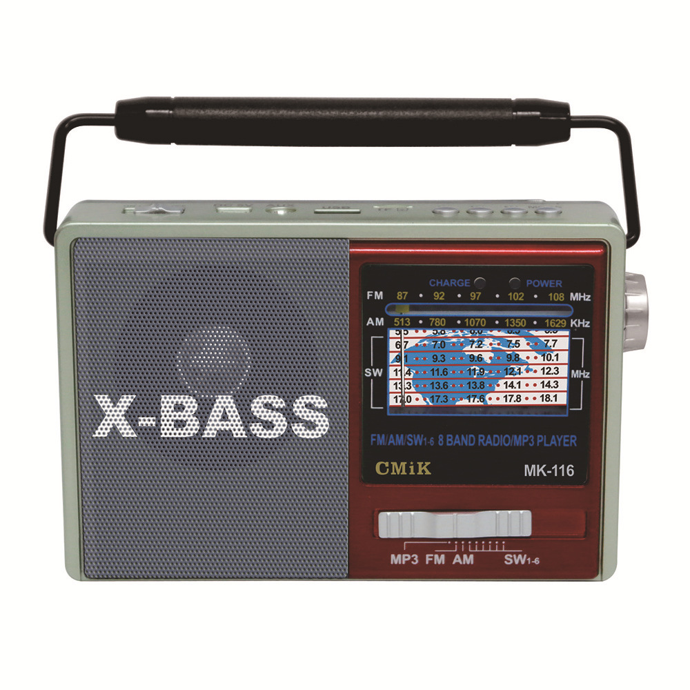 cmik fabricante exportación retro multibanda usb playback portátil portátil eléctrico iluminación radio
