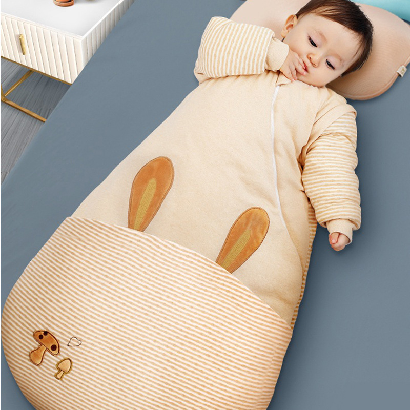 2020新款儿童保暖睡袋兔子卡通儿童保暖印花生产厂家定制批发睡服详情图1