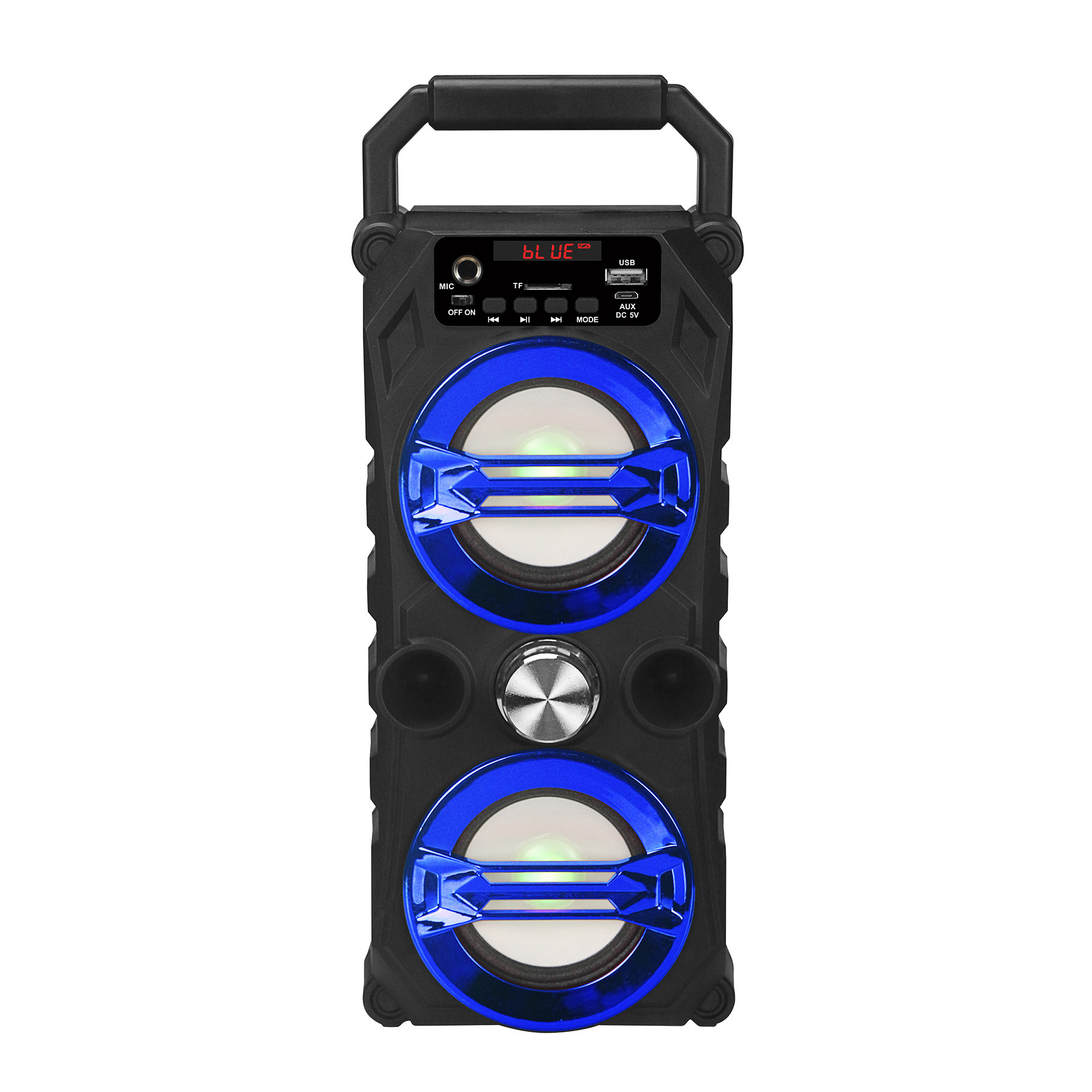 Colorful luminous dual-speaker outdoor subwoofer with light, wireless Bluetooth TWS portable high-volume speaker Application Scenario