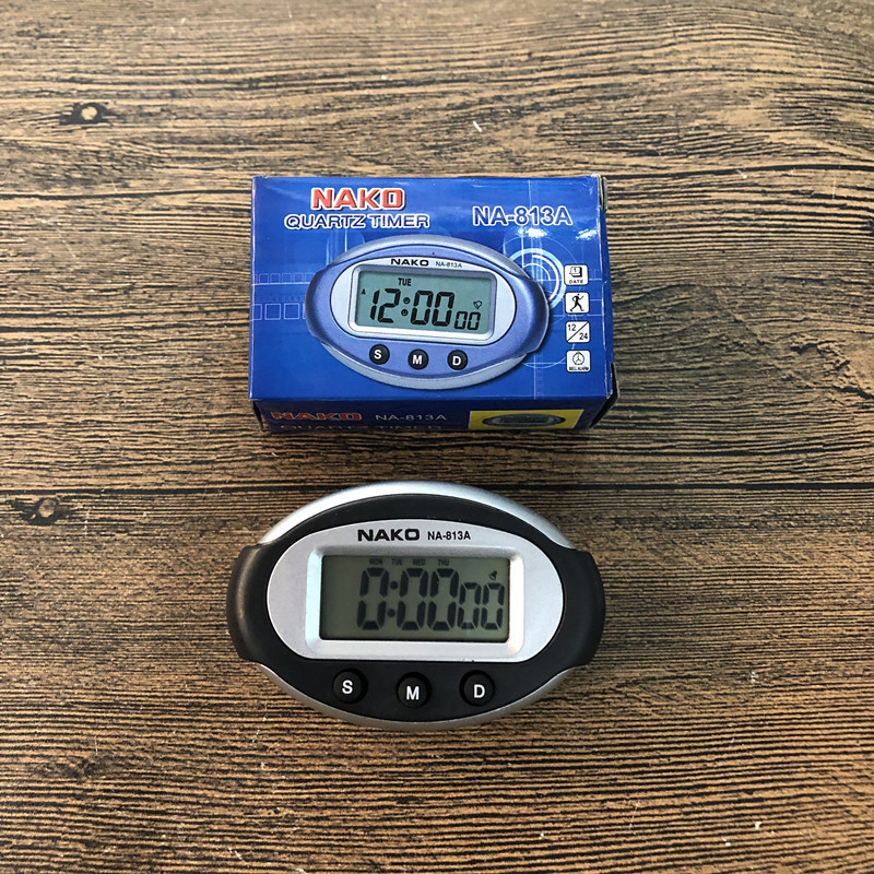 NA-813A electronic car clock LED display random adhesive timer Car kitchen electronic clock