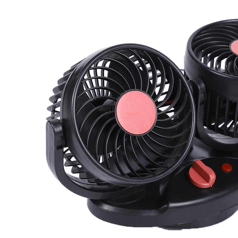 Factory direct sales of automotive products, car fans, 12V oscillating fans, cigarette lighters, high-power fans wholesale details Picture