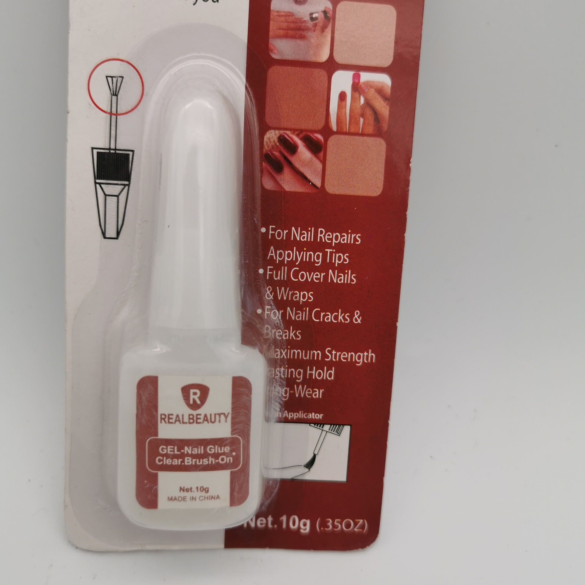 Antonio NAIL GLUE 美甲产品 10克BYB带刷美甲胶水 指甲胶