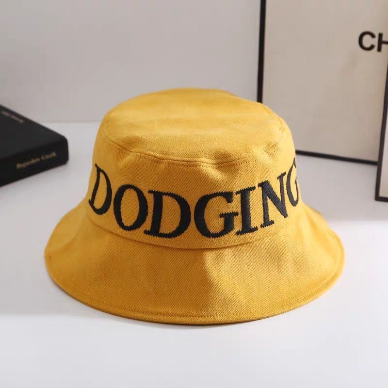 New fashionable letter fisherman hats for Japanese summer, versatile basin hats for men and women, sun hats, and casual hats undefined