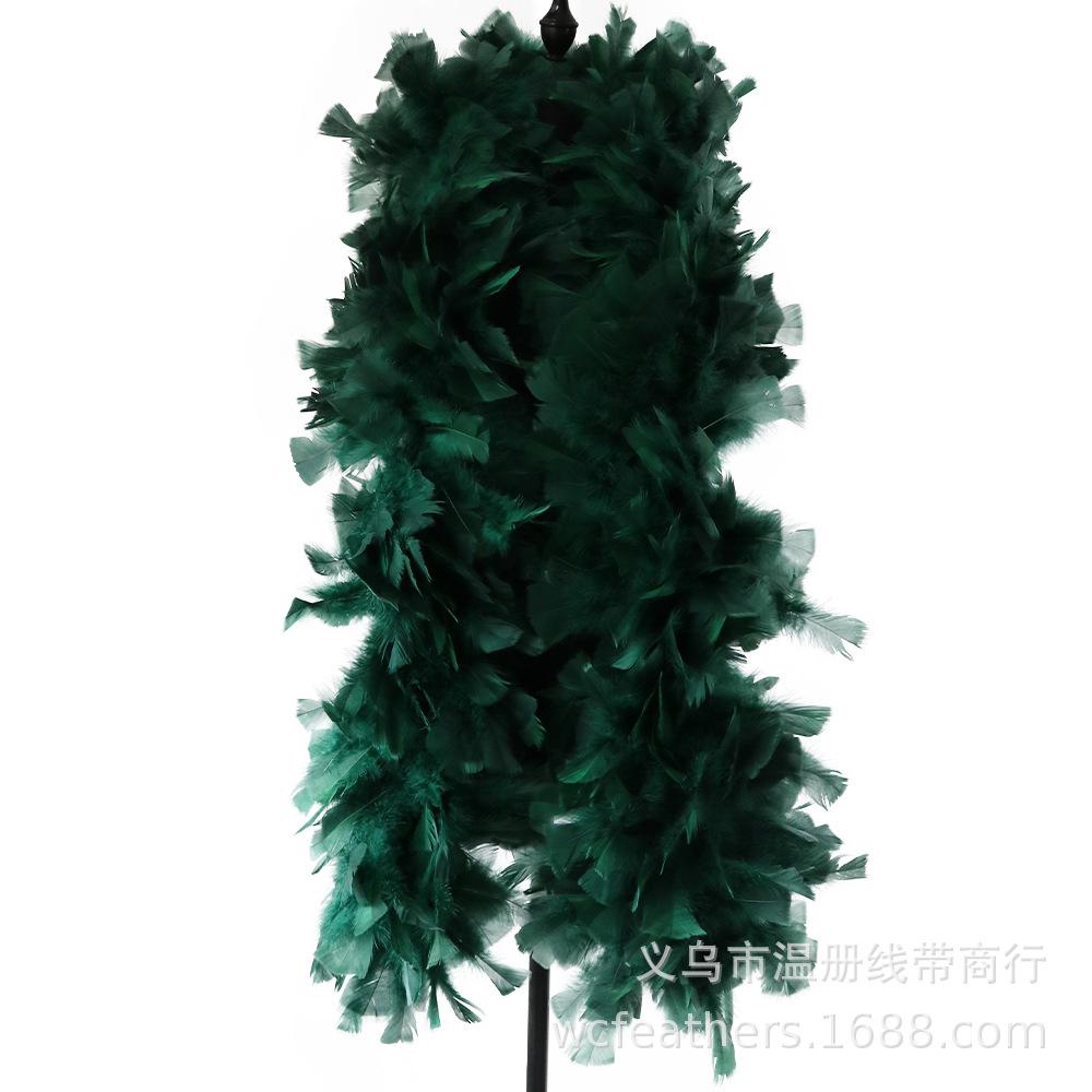 温册平板毛条羽毛拍摄道具T台走秀装饰羽毛条节日装扮服装辅料详情图13