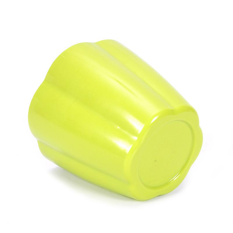 The manufacturer supplies 4-sized plum blossom-shaped Y03 series flowerpots with candy-colored melamine plants that will charm you Application Scenario