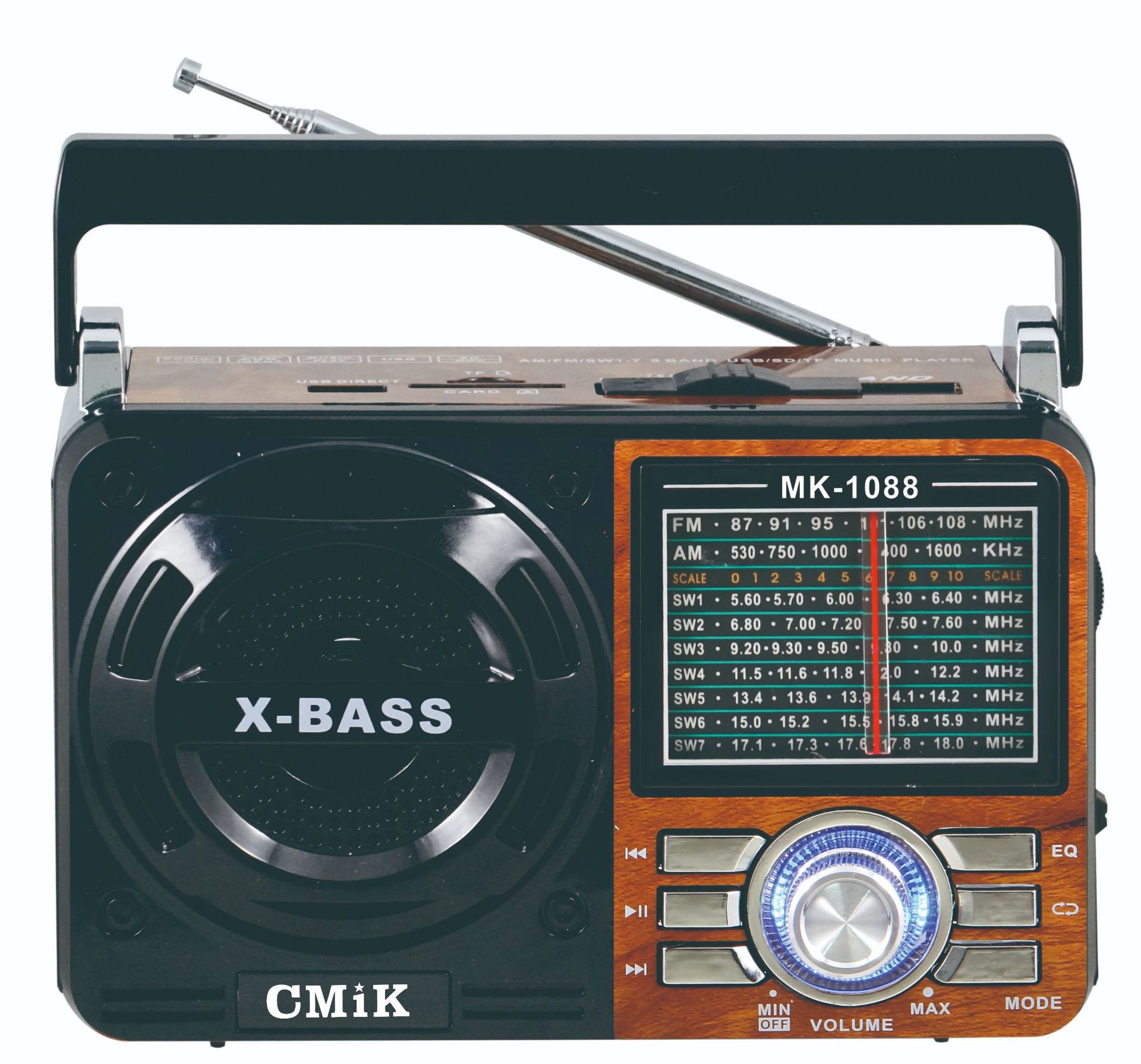 cmik FM multi-band retro radio, card radio, MP3 player with flashlight, customized for export Application Scenario