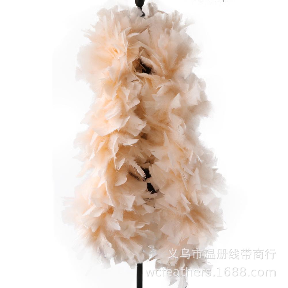 温册平板毛条羽毛拍摄道具T台走秀装饰羽毛条节日装扮服装辅料详情图17