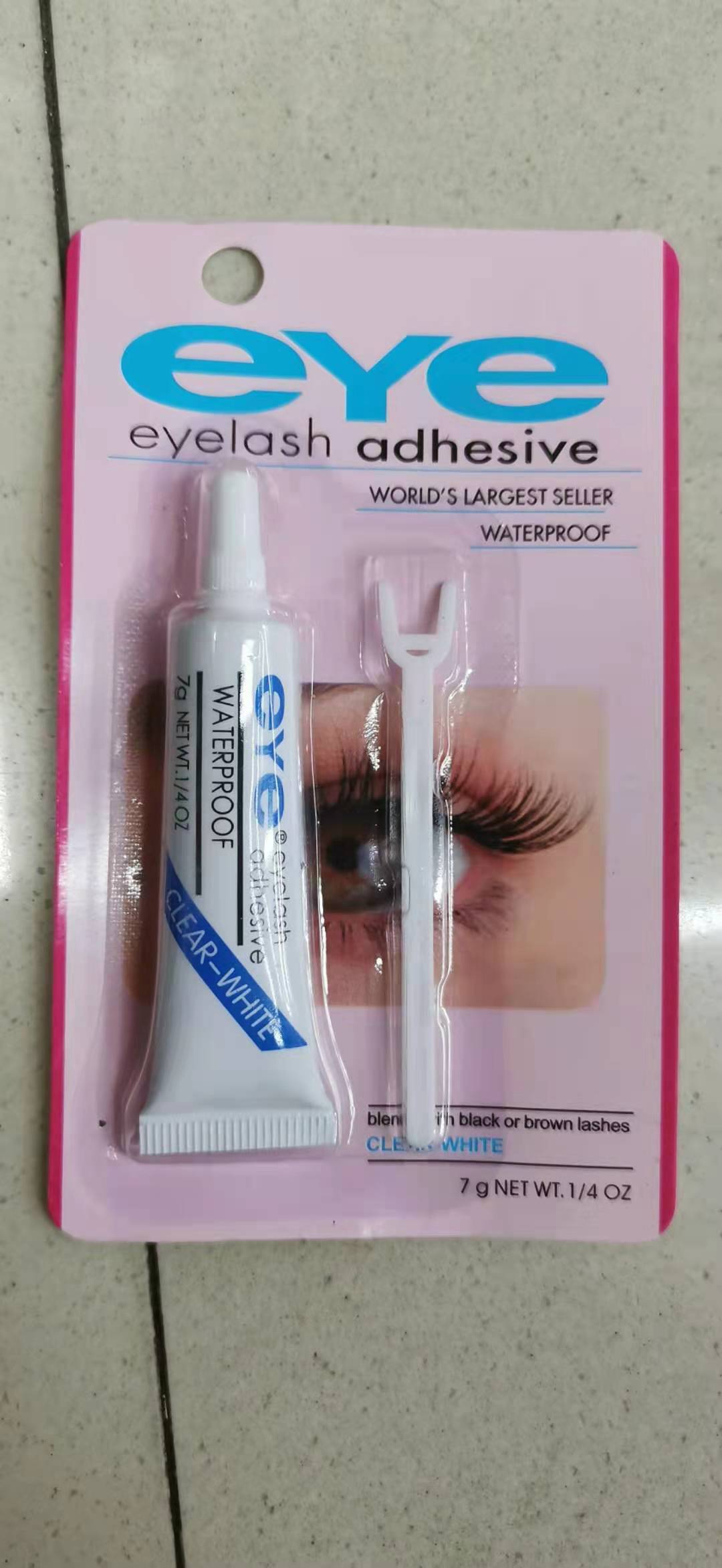 黑白假睫毛胶水双眼皮胶水 美目一次性EYE胶水eyelash glue细节图