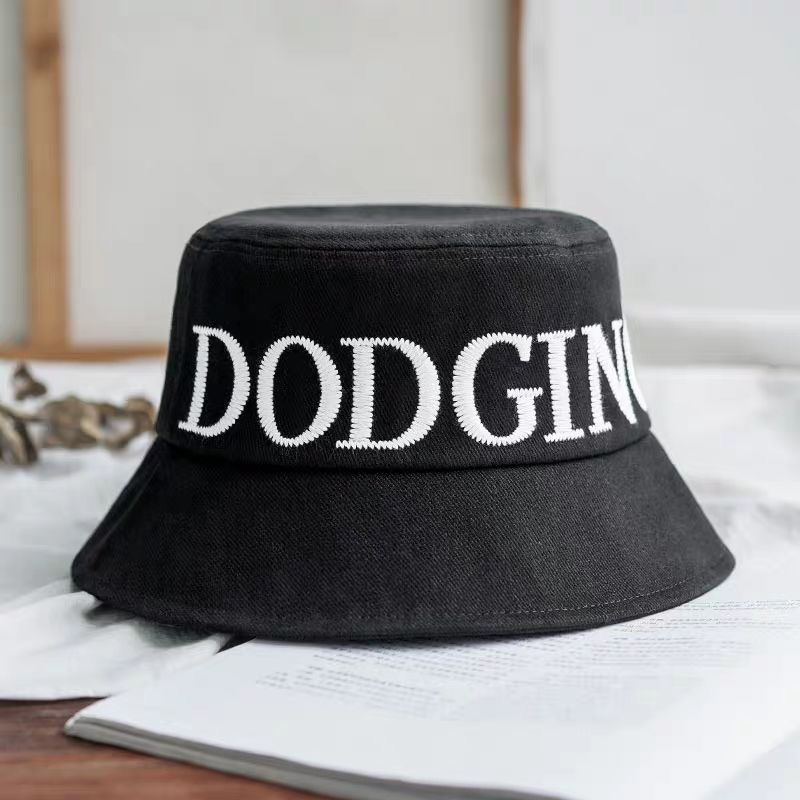 New fashionable letter fisherman hats for Japanese summer, versatile basin hats for men and women, sun hats, and casual hats Item Picture
