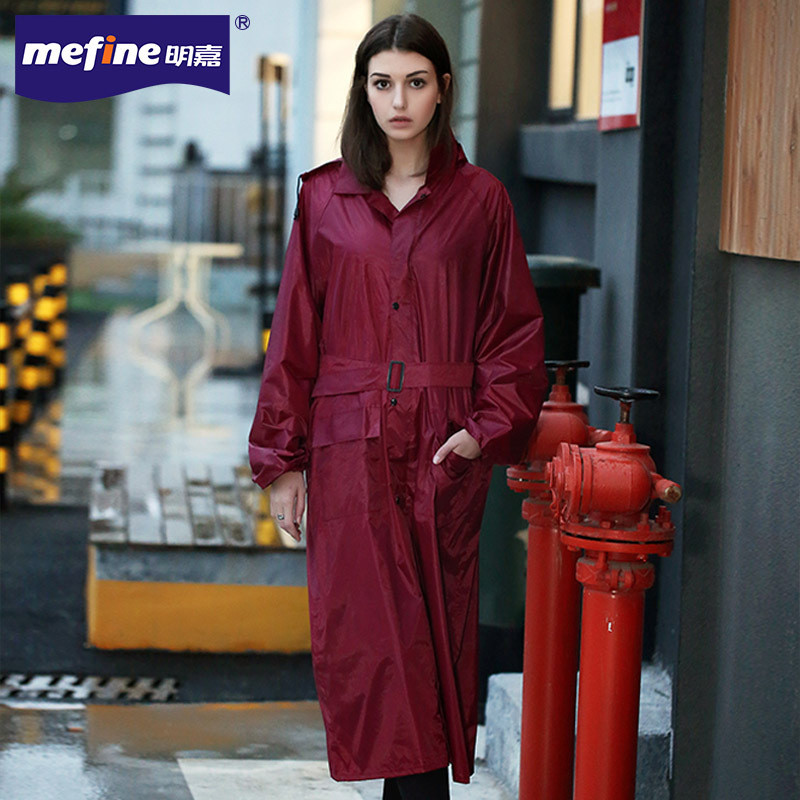 mefine明嘉雨衣 户外涤纶成人长衫连体分体 骑车雨衣便携 轻巧详情图7
