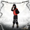 Stage performance costume, Japanese ninja costume,B-0258 divine red gold little ninja role-playing costume cosplay boy Halloween costume Application Scenario