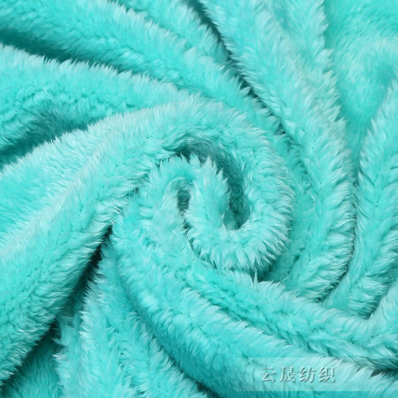 In-stock Arctic fleece plain plush fabric, all-polyester super soft fabric for home textiles and home wear, thickened fleece fabric Application Scenario