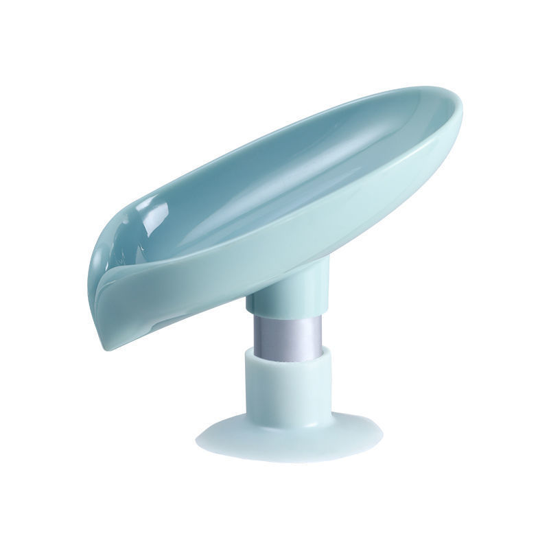 Creative desktop soap box, non-punching standing suction cup, draining bathroom storage soap rack, laundry soap box Item Picture