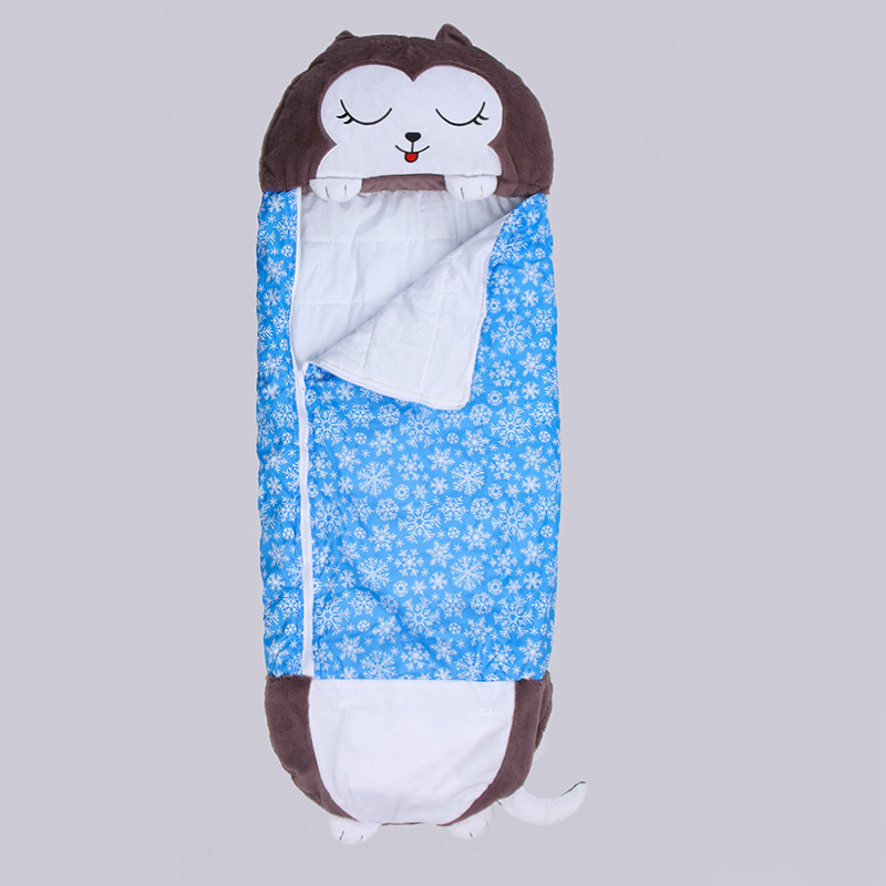 Customized happynappers children's sleeping bags, unicorn baby cartoon prints, warm and anti-kick quilts, and sleeping clothes for cross-border use undefined