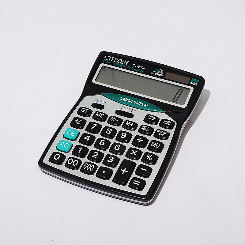 CT-9300 14-digit multi-functional calculators are directly supplied by the manufacturer