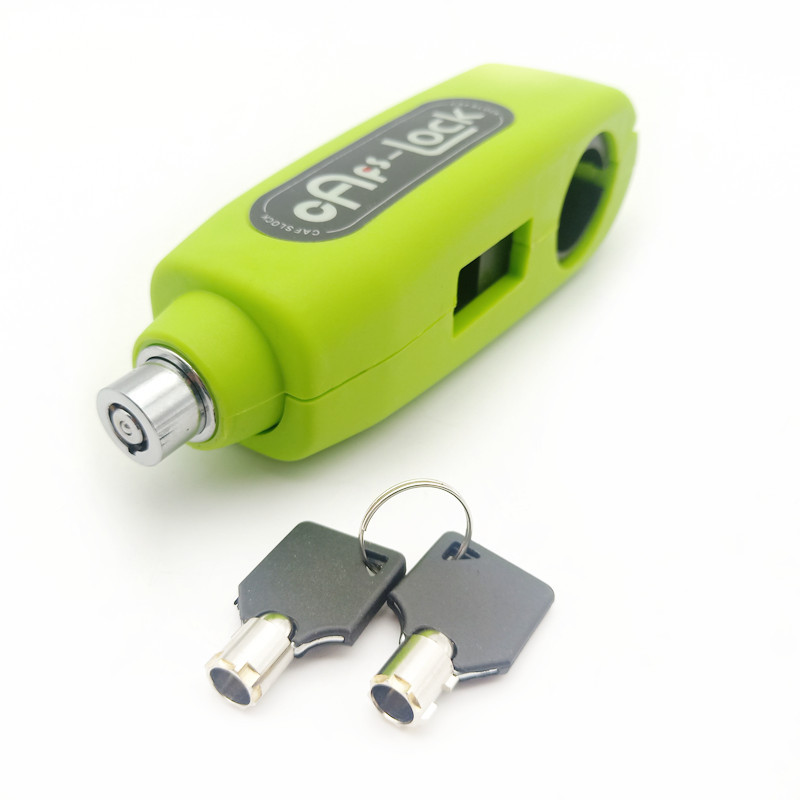 车锁白底实物图