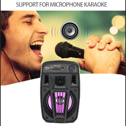 6.5-inch Bluetooth square dance audio subwoofer portable outdoor mobile card-inserting speaker player Specification image