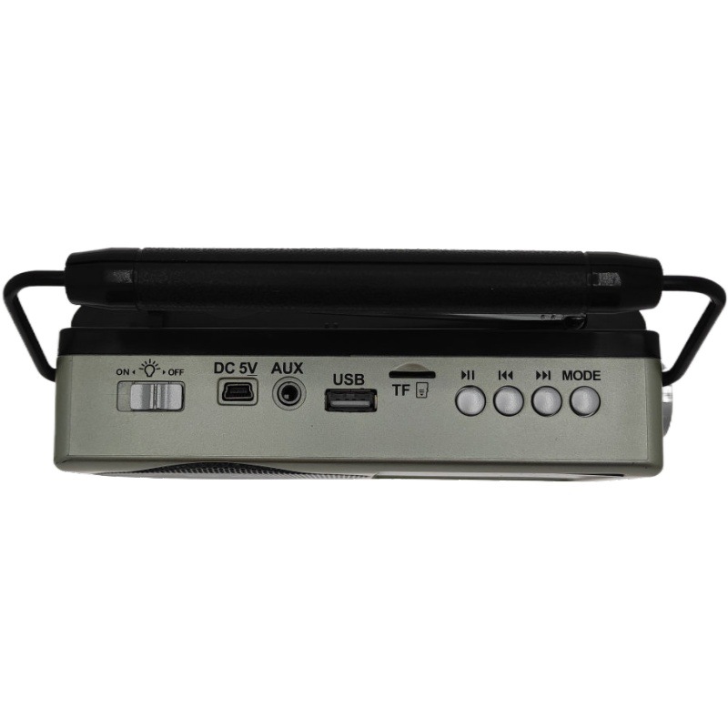 cmik retro trend fashion portable player radio multi-band mk-117 with flashlight Item Picture