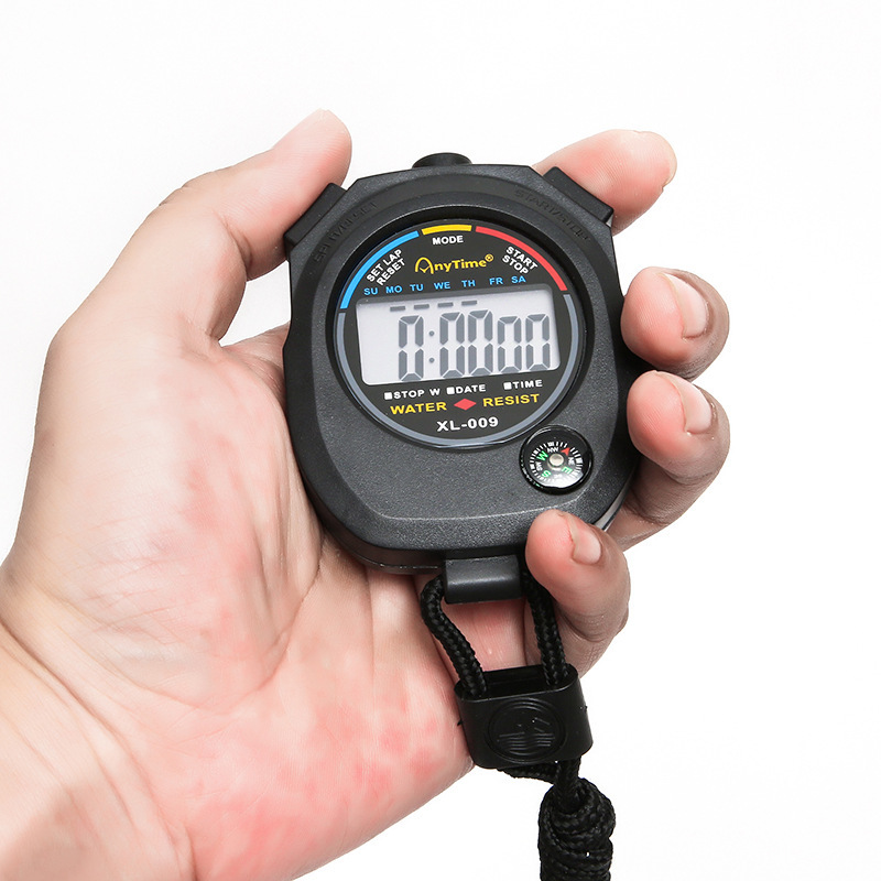 Manufacturers direct supply XL-009 waterproof multi-functional stopwatch running chronograph stopwatch fitness sports timer