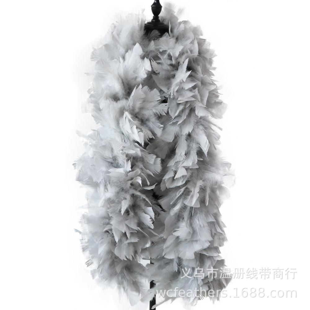 温册平板毛条羽毛拍摄道具T台走秀装饰羽毛条节日装扮服装辅料详情图10