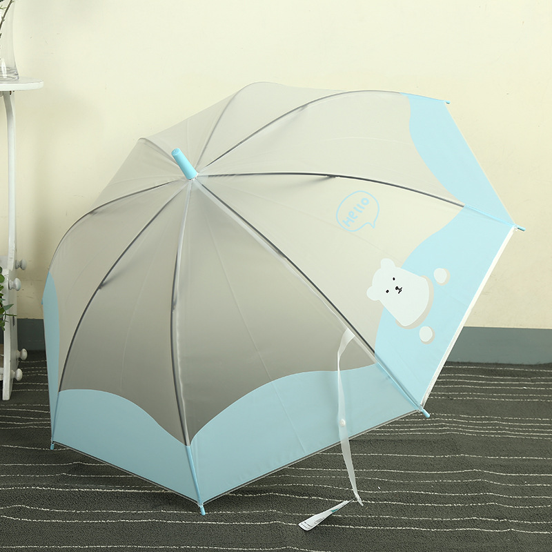 定做直杆自动雨伞高尔夫伞长柄小清新卡通雨伞logo定制广告雨伞详情图8