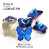 High-end butterfly-pointed bottom irregular-shaped nail water diamond 9*10 butterfly diamond nail accessory diy mobile phone sticker diamond undefined