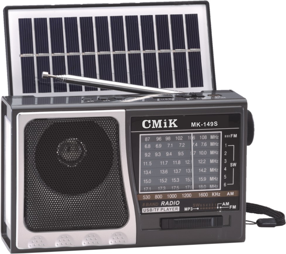 cmik's new card-inserting semiconductor radio is a full-band indoor portable full-frequency FM multimedia radio speaker