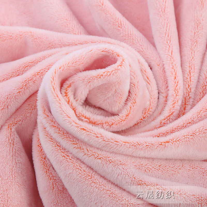 Crystal fleece, Baby Joy fleece, plain Baby joy fleece fabric, brushed flower craft, home textile and home wear, ready-made fleece, custom wholesale