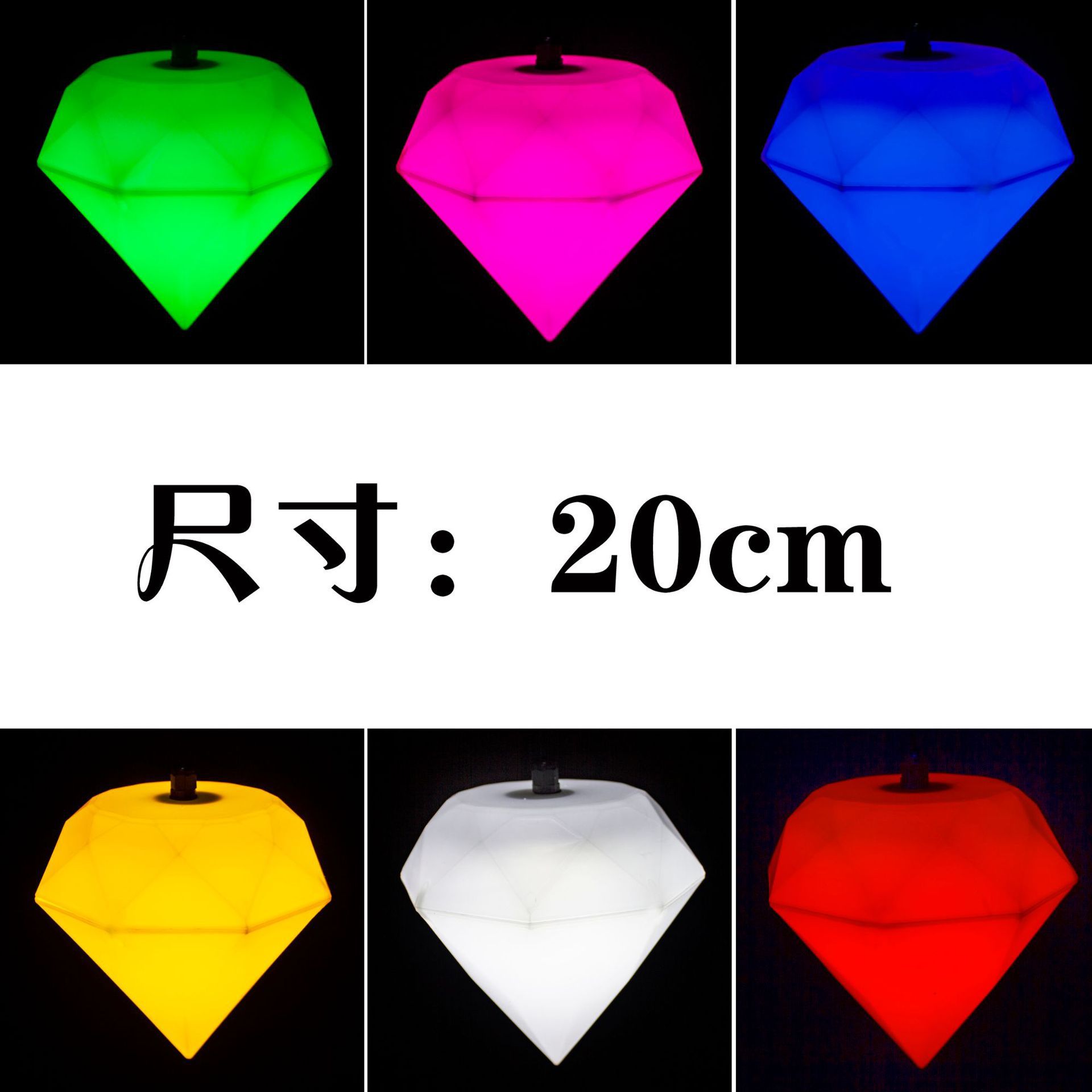 Cross-border supply diamond breathing lights, landscape lights, LED seven-color color-changing outdoor waterproof decorative items, simple forest style undefined