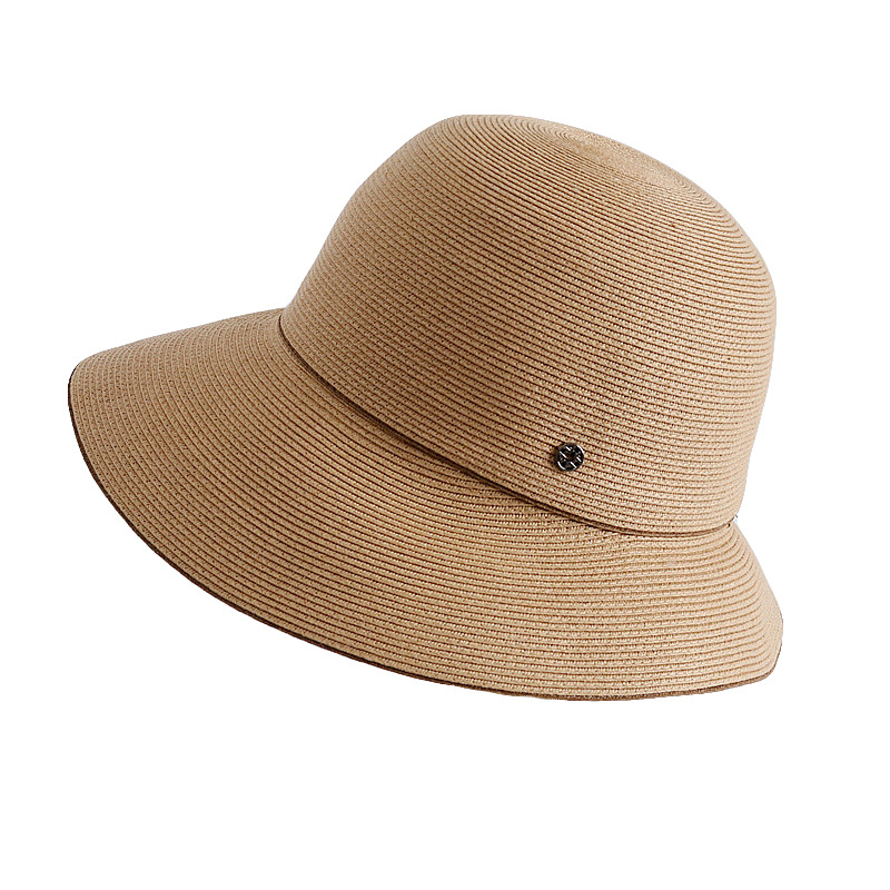 Japanese-style simple fisherman's hat, women's summer basin hat, foldable, elegant and casual, beach travel hat, sunshade hat, trendy Application Scenario